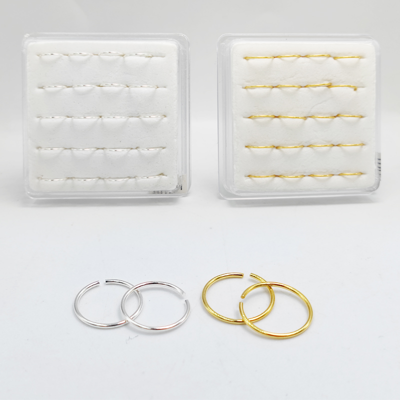 Body Jewelry Lip Ring - 925เงินสเตอร์ลิงแหวนจมูก Hoop HuggieClassic จมูก Septum Lip