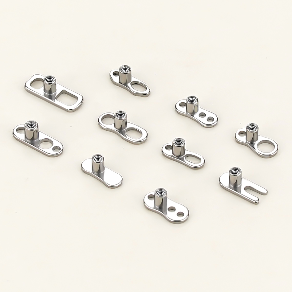 Dermal Anchor Top - ฐานเจาะผิวไทเทเนียม 5 ชิ้น/10 ชิ้น/50 ชิ้น ขนาด