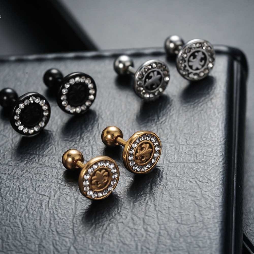 Body Jewelry Trend - 1 คู่ต่างหูดีไซน์เทรนด์ย้อนยุคแฟชั่นสำหรับผู้หญิงอุปกรณ์เสริมสไตล์ยุโรปที่ทันสมัยและมีสไตล์