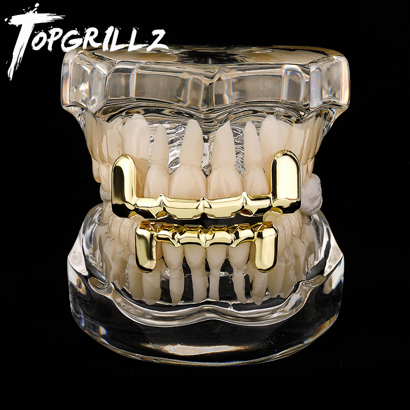 Body Jewelry Trend - TOPGRILLZ Hip Hop Fangs ปากฟัน Grillz