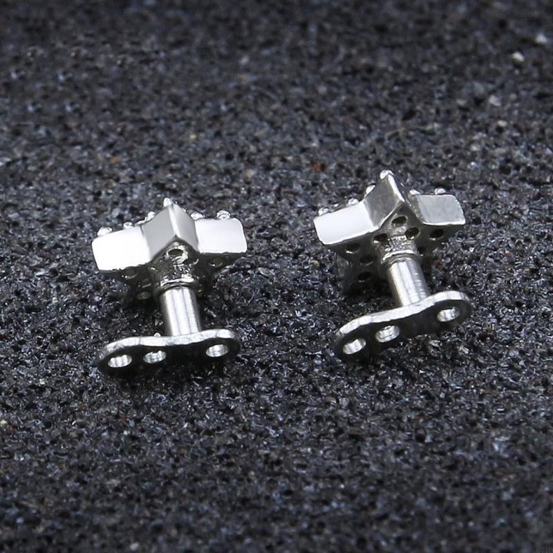 Dermal Anchor Top - คริสตัล Dermal Anchors ด้านบนพร้อมเครื่องประดับเจาะร่างกายขนาดเล็กฐานสแตนเลส
