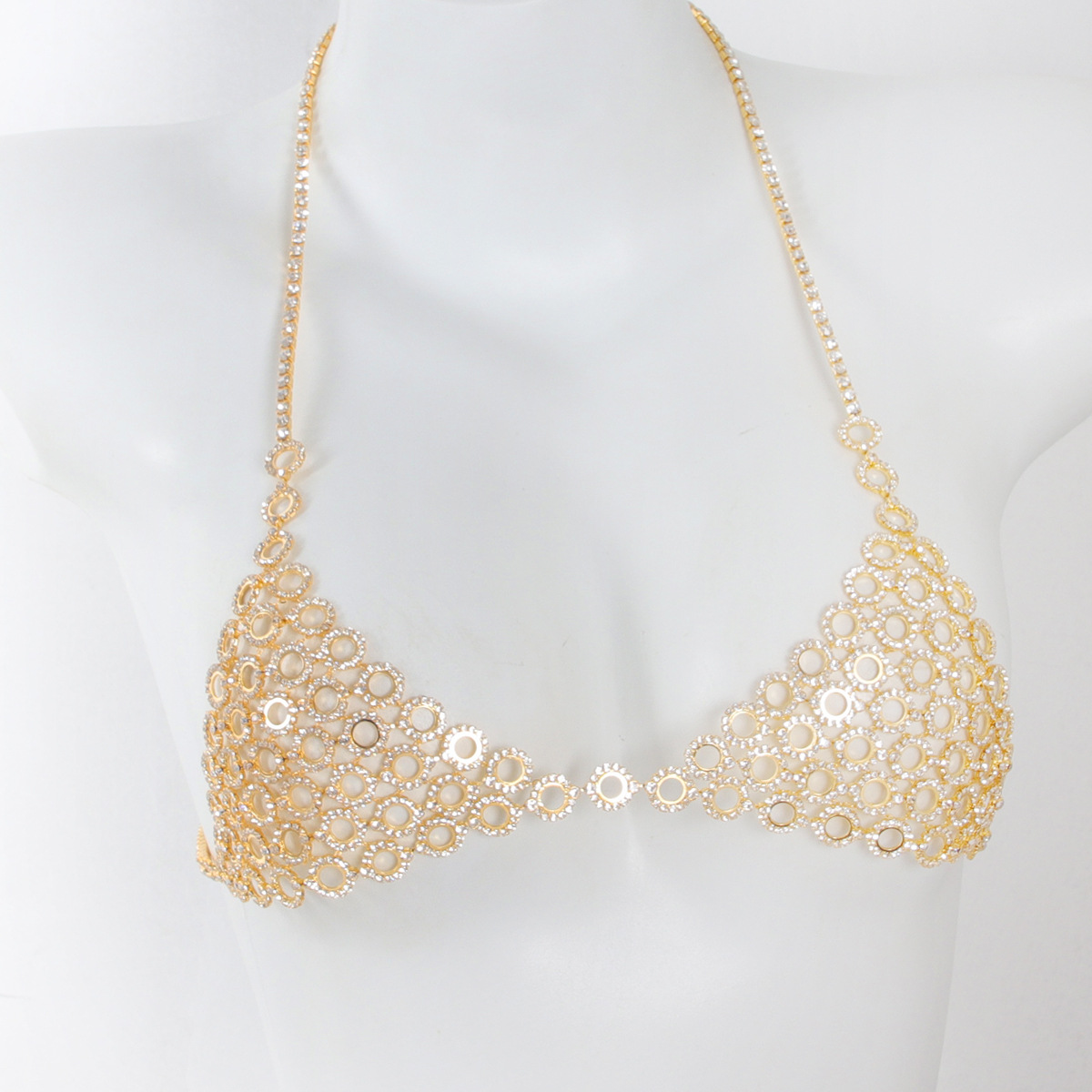 ชุดเครื่องประดับแฟชั่นแบบต่อเป - Body Jewelry Bra บทวิจารณ์และราคา