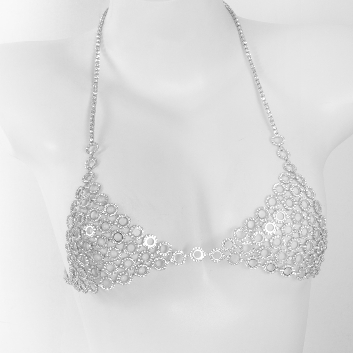 ชุดเครื่องประดับแฟชั่นแบบต่อเป - Body Jewelry Bra บทวิจารณ์และราคา