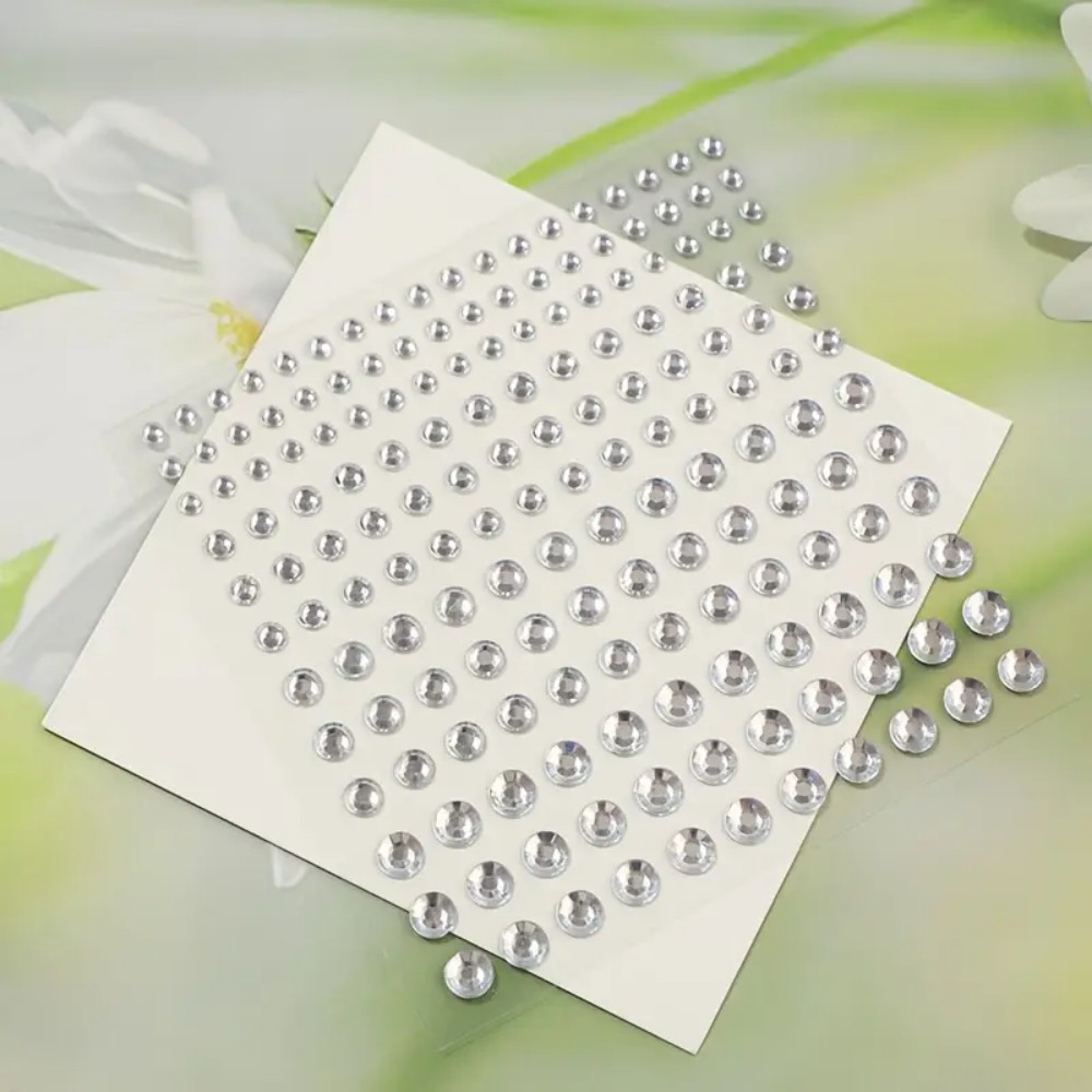 165pcs Self-Adhesive Rhineston - Body Jewelry And Piercing บทวิจารณ์และราคา