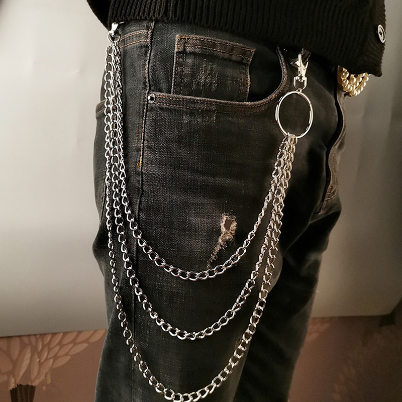 ★ ▲ เข็มขัดโซ่โลหะยาว 2/3 ชั้น - Body Jewelry Waist บทวิจารณ์และราคา