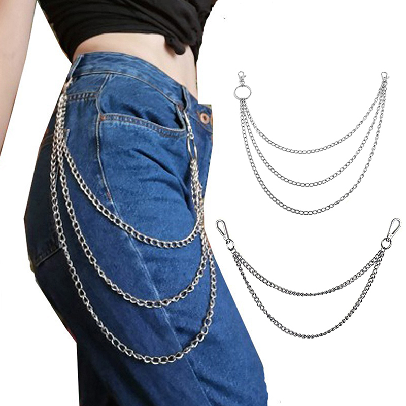 ★ ▲ เข็มขัดโซ่โลหะยาว 2/3 ชั้น - Body Jewelry Waist บทวิจารณ์และราคา