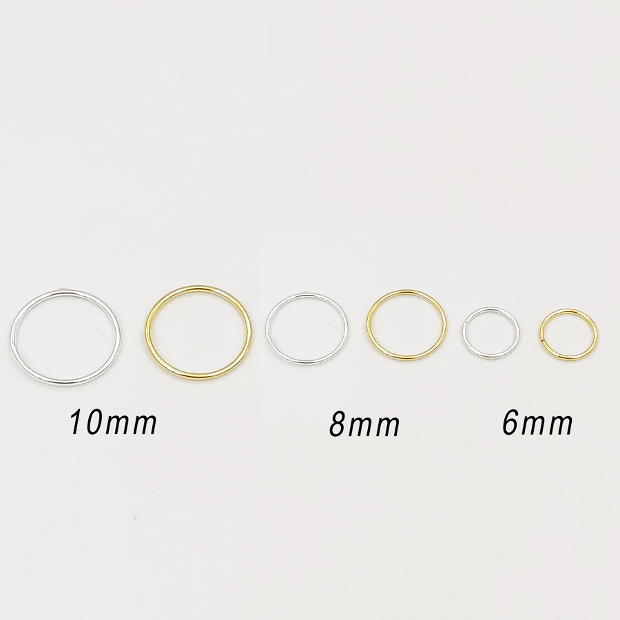 925เงินสเตอร์ลิงแหวนจมูก Hoop  - Body Jewelry Lip Ring บทวิจารณ์และราคา