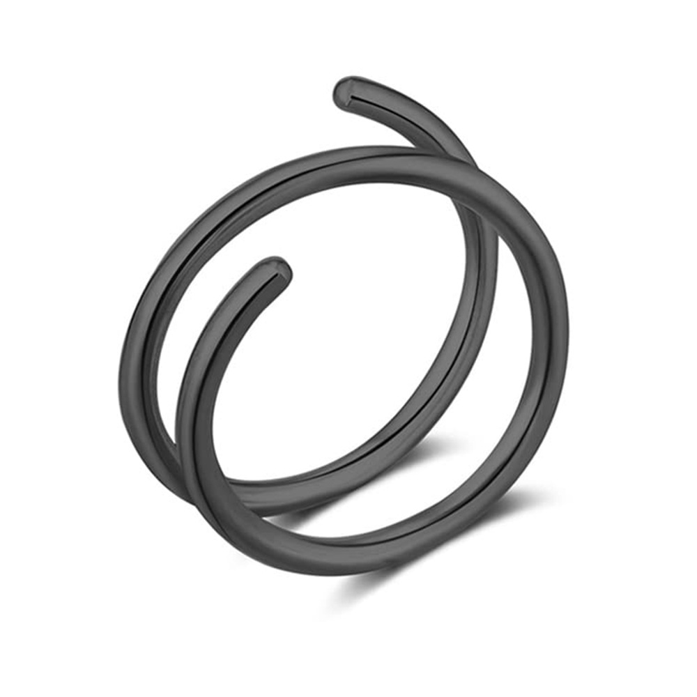 แหวนจมูกสแตนเลส 316 แบบเกลียวค - Body Jewelry Lip Ring บทวิจารณ์และราคา