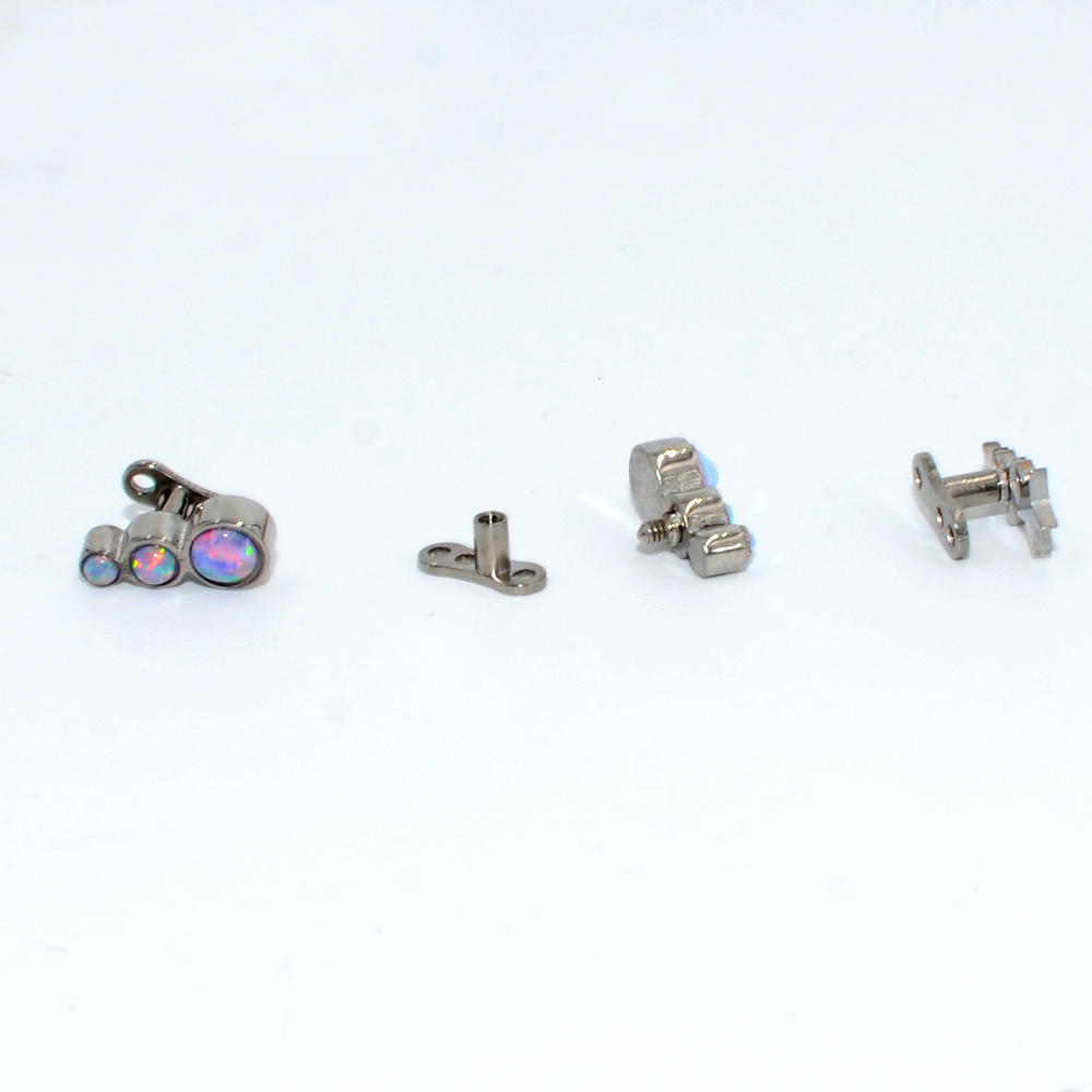 1PC เหล็ก/ไทเทเนียม Micro Derm - Dermal Anchor Top บทวิจารณ์และราคา
