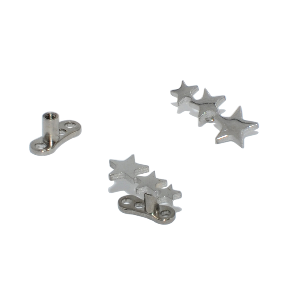 1PC เหล็ก/ไทเทเนียม Micro Derm - Dermal Anchor Top บทวิจารณ์และราคา