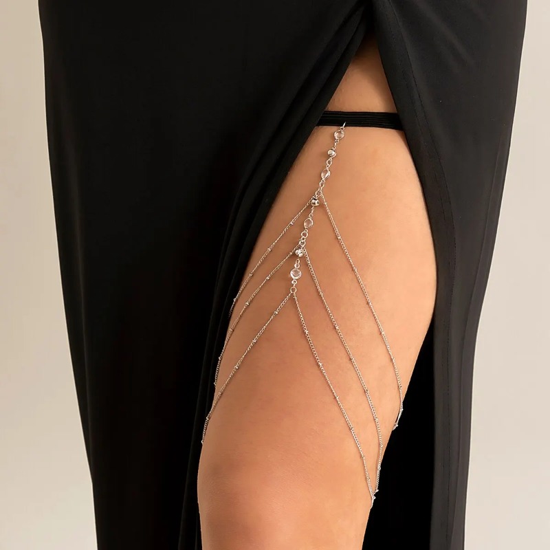 เครื่องประดับร่างกายแบบโซ่คาดต - Body Jewelry Thigh Chain บทวิจารณ์และราคา