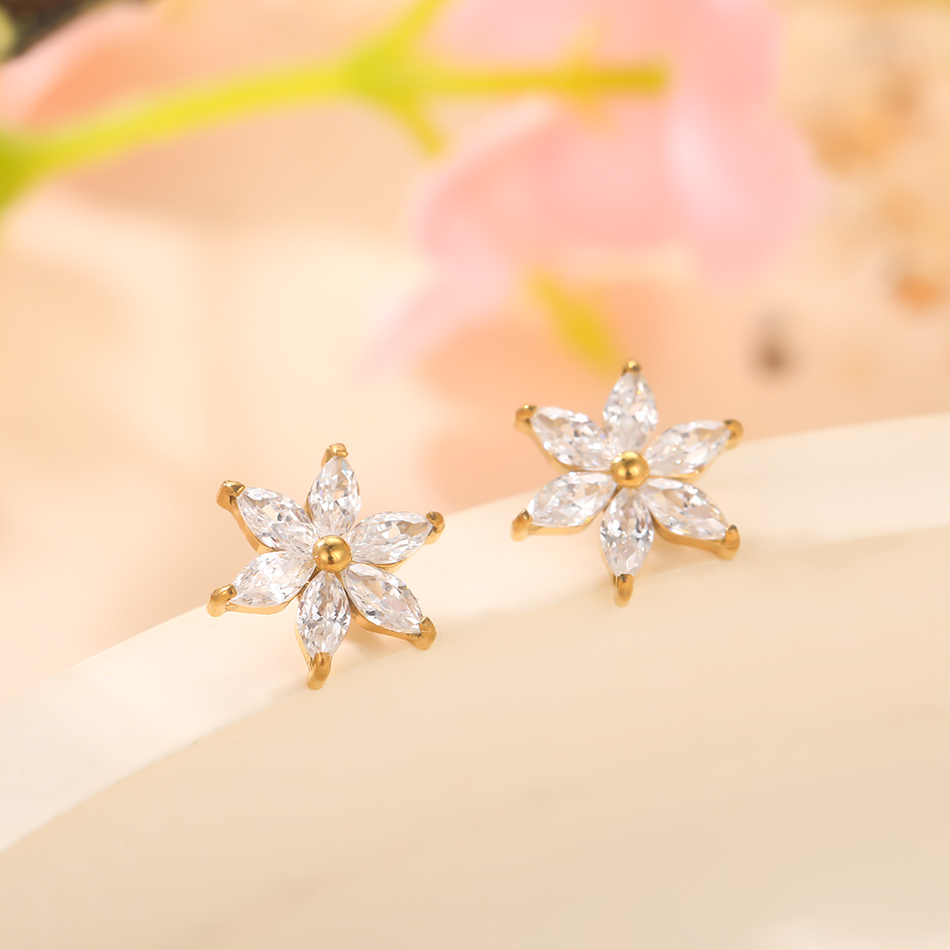 1/5PCS ไทเทเนียมคริสตัลดอกไม้  - Dermal Anchor Top บทวิจารณ์และราคา