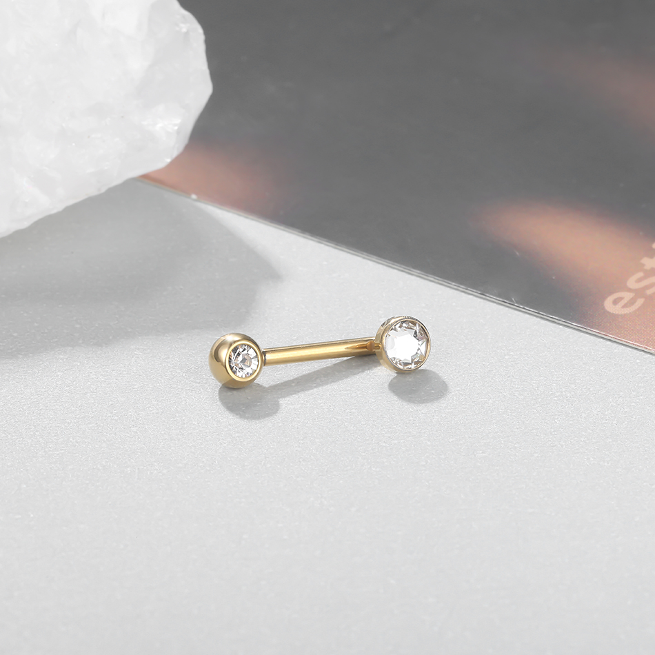 1ชิ้นฝังไทเทเนียมเกรด Christin - Body Jewelry Vch บทวิจารณ์และราคา