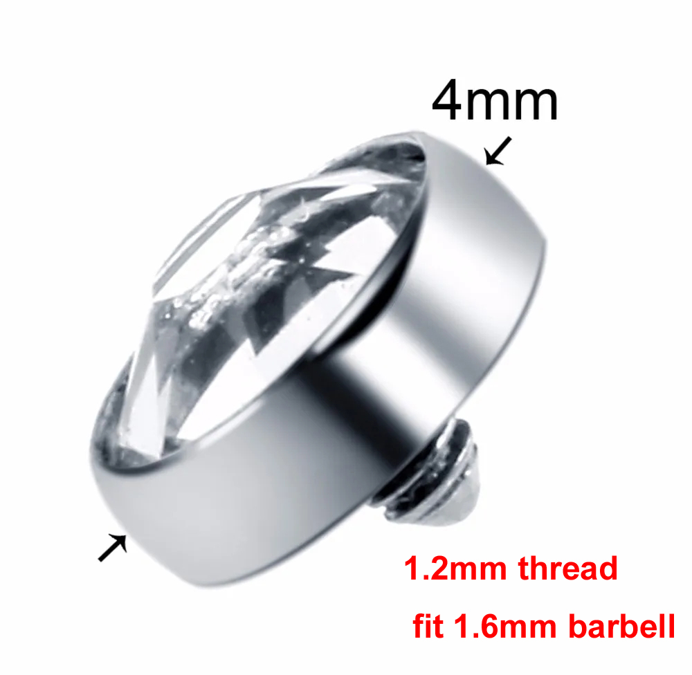 1PC G23 ไทเทเนียม Dermal Ancho - Dermal Anchor Top บทวิจารณ์และราคา
