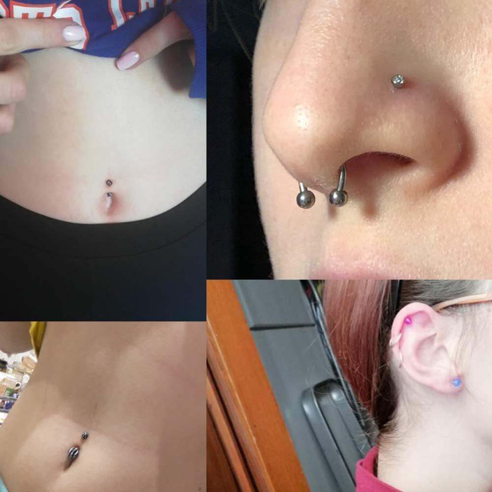 ชุดอุปกรณ์เจาะร่างกาย 150/140/ - Body Jewelry Lip Ring บทวิจารณ์และราคา