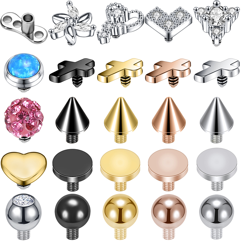 ZS 16G Micro Dermal Piercing Z - Dermal Anchor Top บทวิจารณ์และราคา
