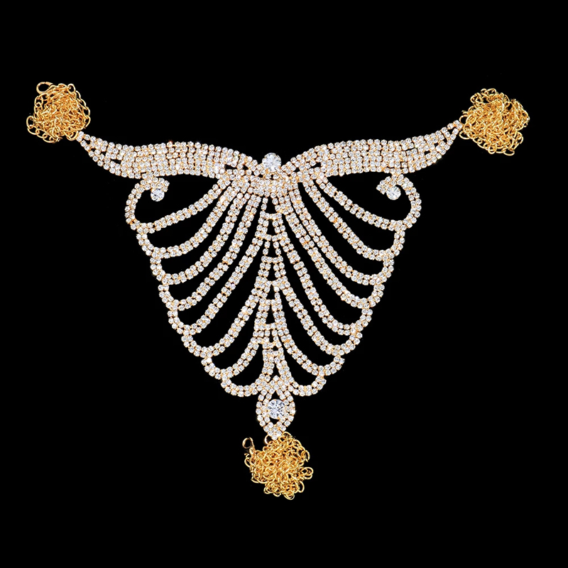 Stonefans เซ็ตโซ่สายหนังและเอว - Body Jewelry Wholesale บทวิจารณ์และราคา