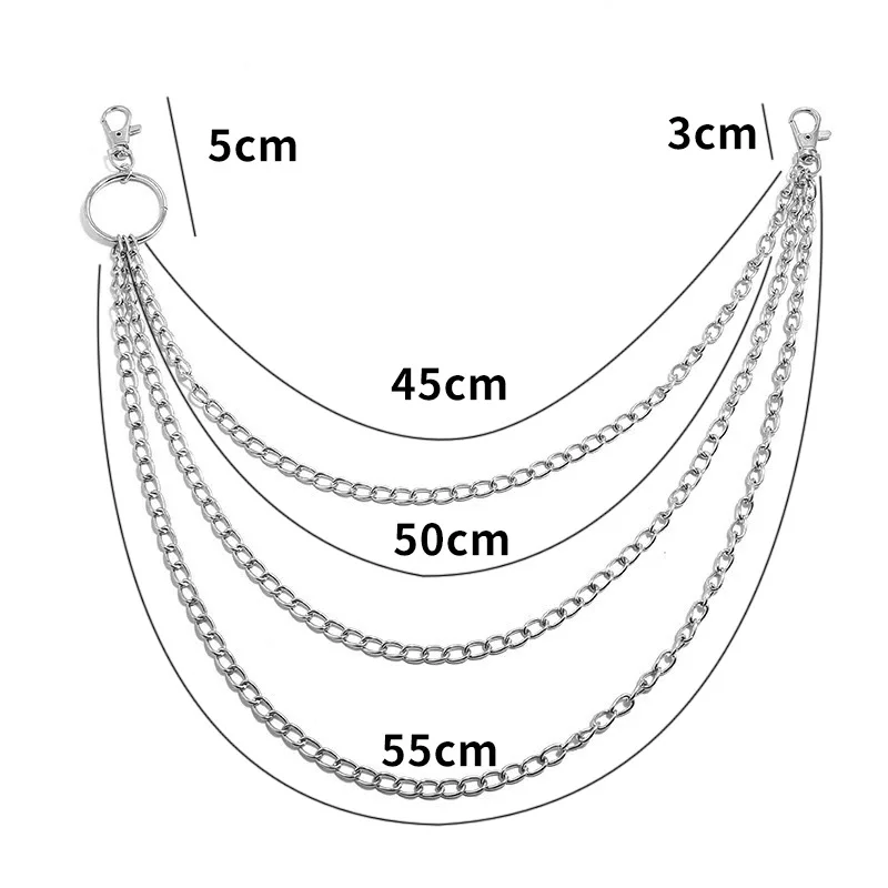 เข็มขัดโลหะแบบโซ่สไตล์พังก์ พร - Body Jewelry Waist บทวิจารณ์และราคา