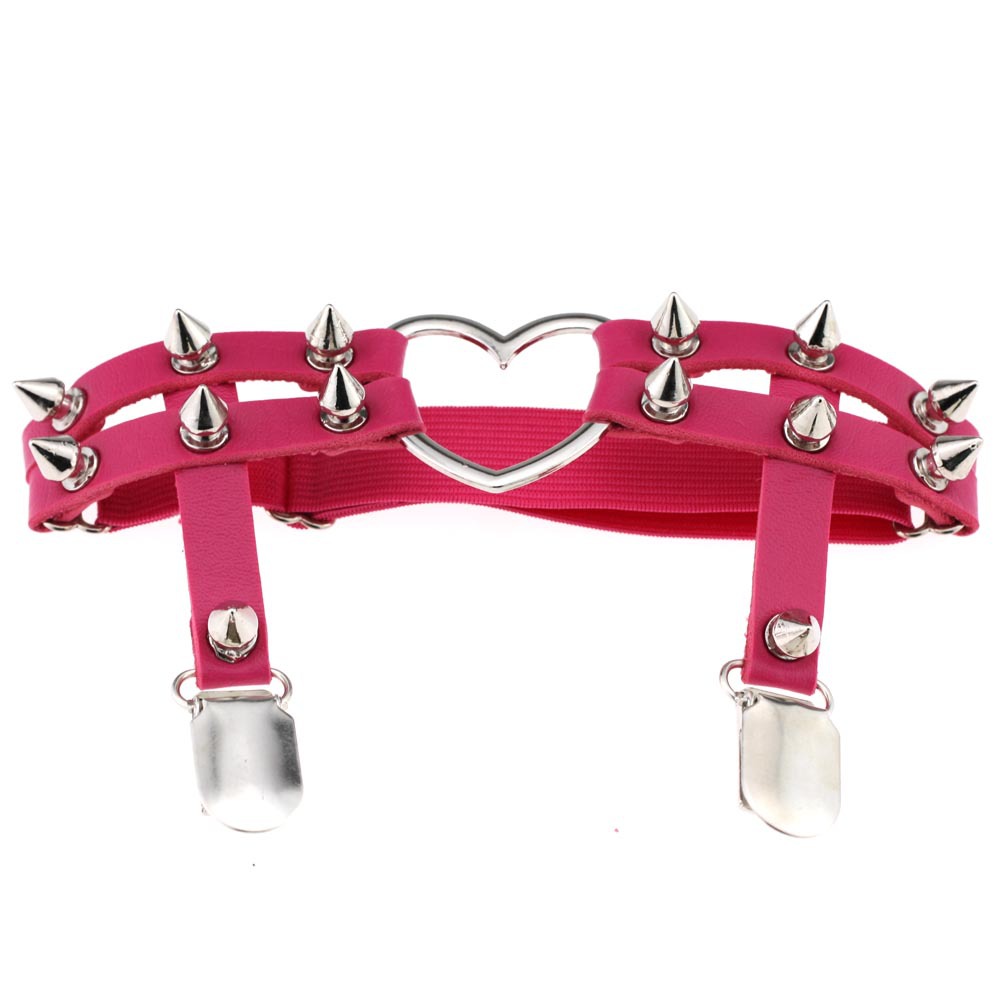 DIEZI Punk Goth หนัง PU Garter - Body Jewelry Thigh Chain บทวิจารณ์และราคา