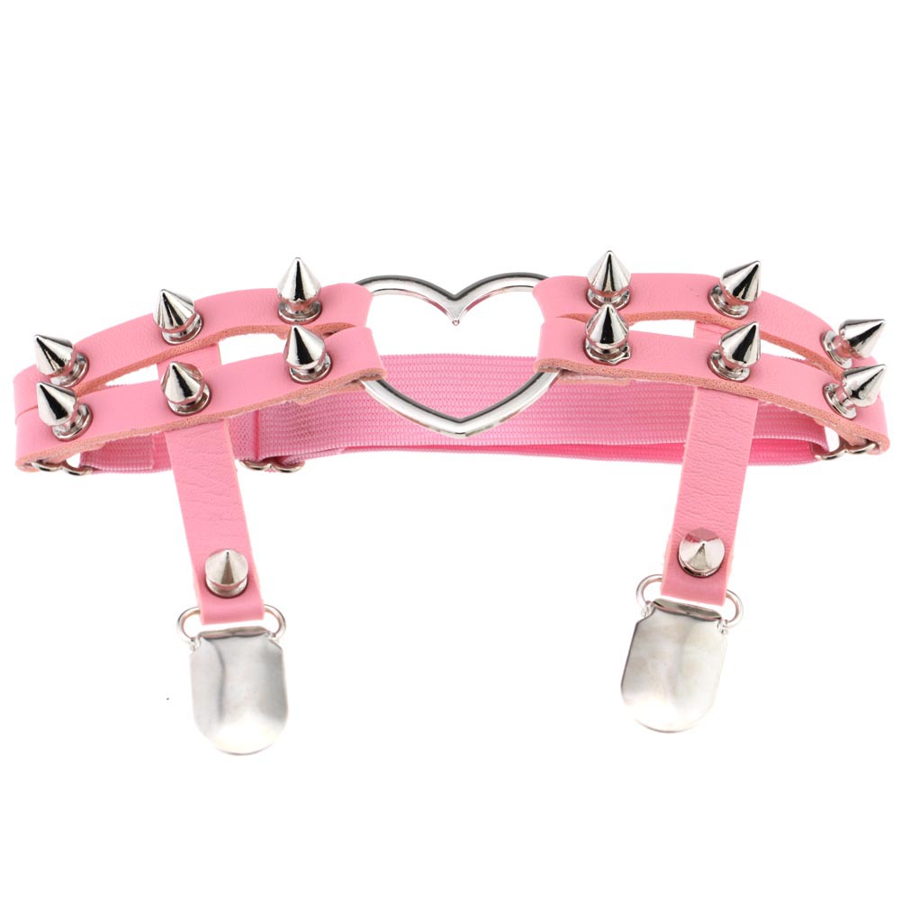 DIEZI Punk Goth หนัง PU Garter - Body Jewelry Thigh Chain บทวิจารณ์และราคา