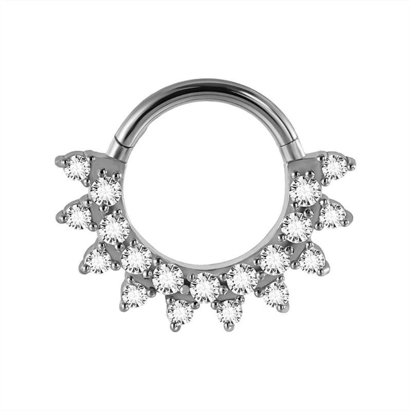 31BB แหวนกระดูกอ่อนหูจมูกคริสต - Body Jewelry Septum บทวิจารณ์และราคา