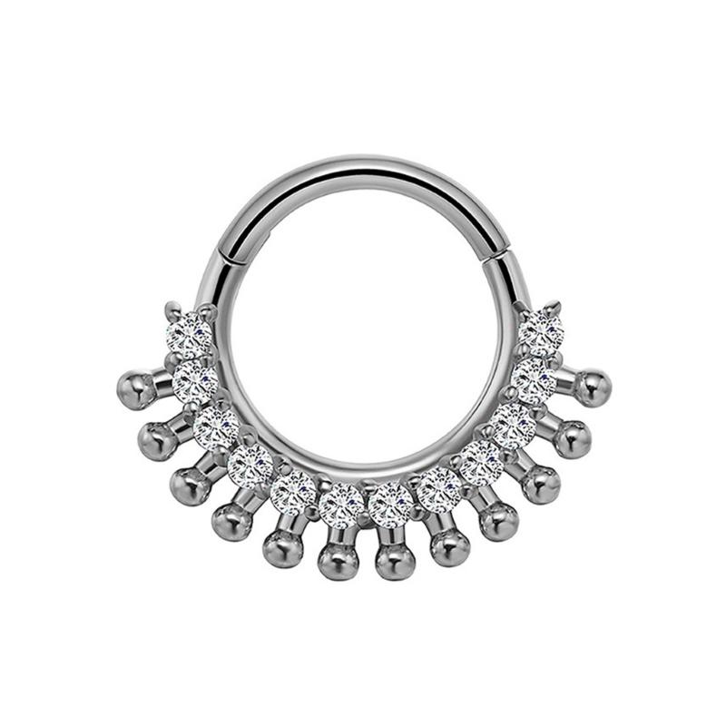 31BB แหวนกระดูกอ่อนหูจมูกคริสต - Body Jewelry Septum บทวิจารณ์และราคา