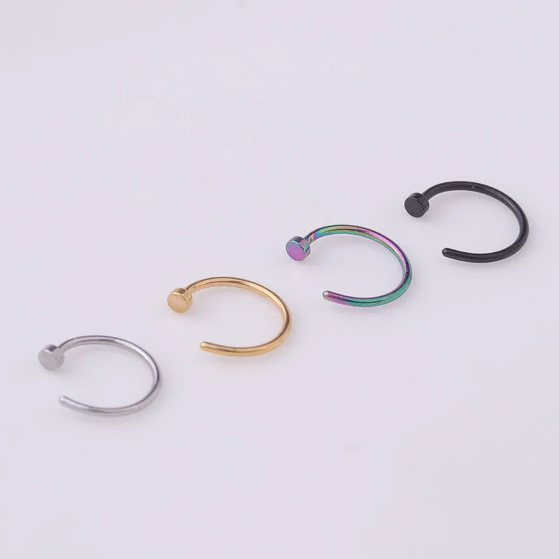 5 ชิ้น/ล็อต ห่วงจิวจมูก 20G ขน - Body Jewelry Septum บทวิจารณ์และราคา