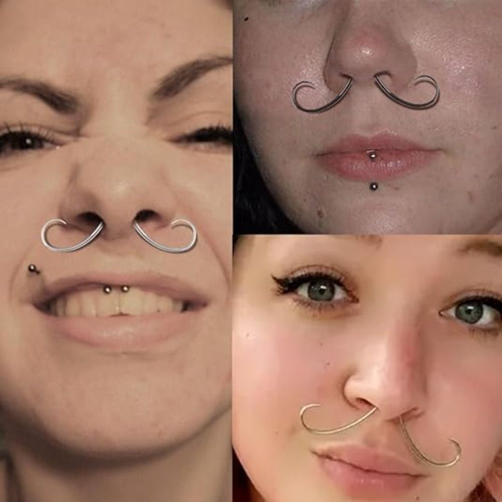 เครื่องประดับสำหรับเจาะรูจมูกห - Body Jewelry Septum บทวิจารณ์และราคา