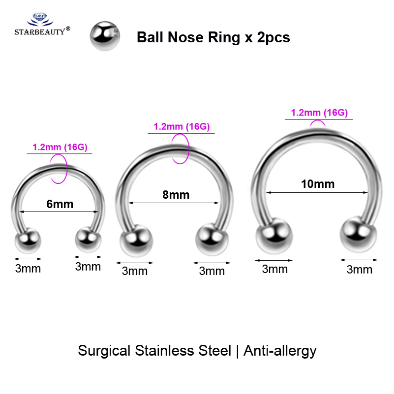 2pcs อเนกประสงค์ BCR Face Pier - Body Jewelry Vch บทวิจารณ์และราคา
