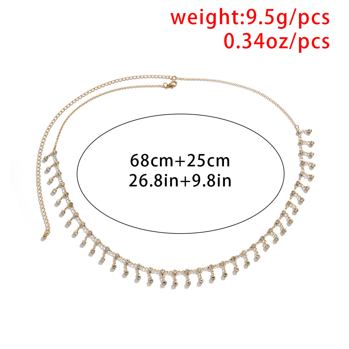 เซ็กซี่พู่เอวเข็มขัดZircon Rhi - Body Jewelry Trend บทวิจารณ์และราคา