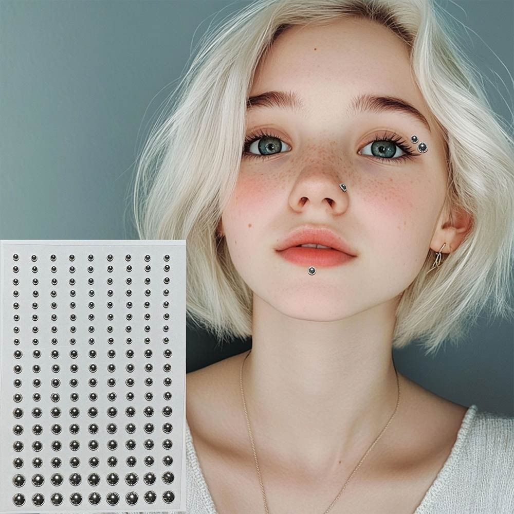 สติกเกอร์ติดริมฝีปากแบบไม่ต้อง - Body Jewelry Lip Ring บทวิจารณ์และราคา