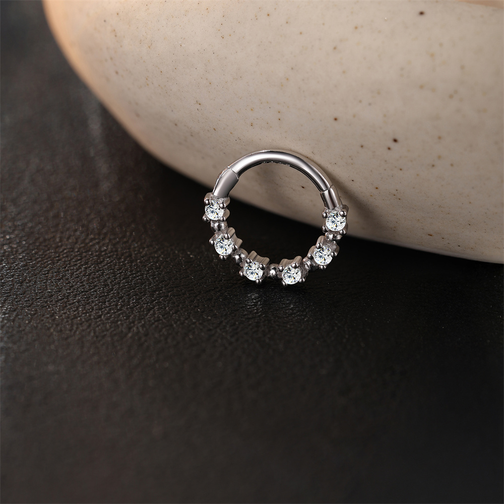 KOJ 1 ชิ้น แหวนเจาะจมูก/หูแบบห - Body Jewelry Septum บทวิจารณ์และราคา