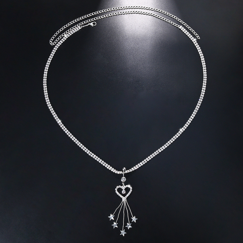 GLAMing Boho Heart Dangle Rhin - Body Jewelry And Piercing บทวิจารณ์และราคา