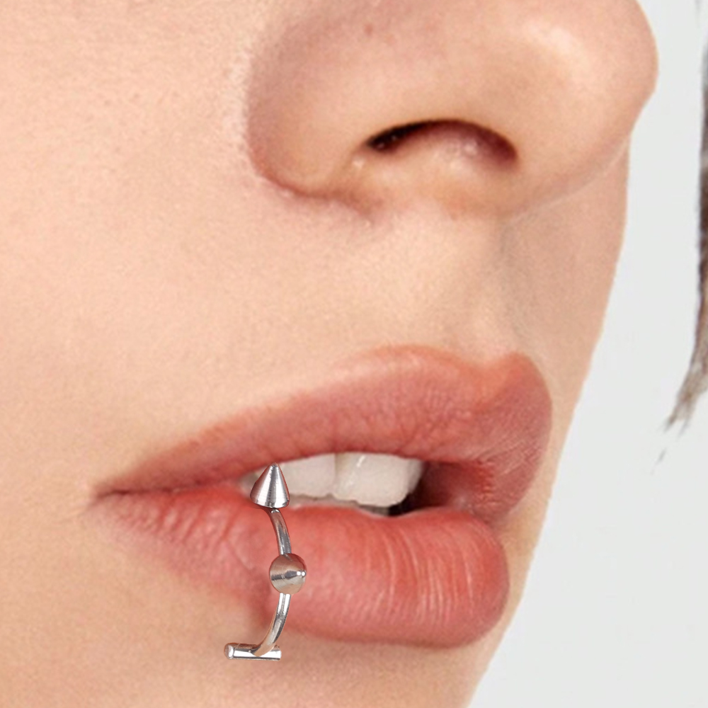 10pcs Punk แหวนจมูกหนึ่งเล็บ D - Body Jewelry Lip Ring บทวิจารณ์และราคา