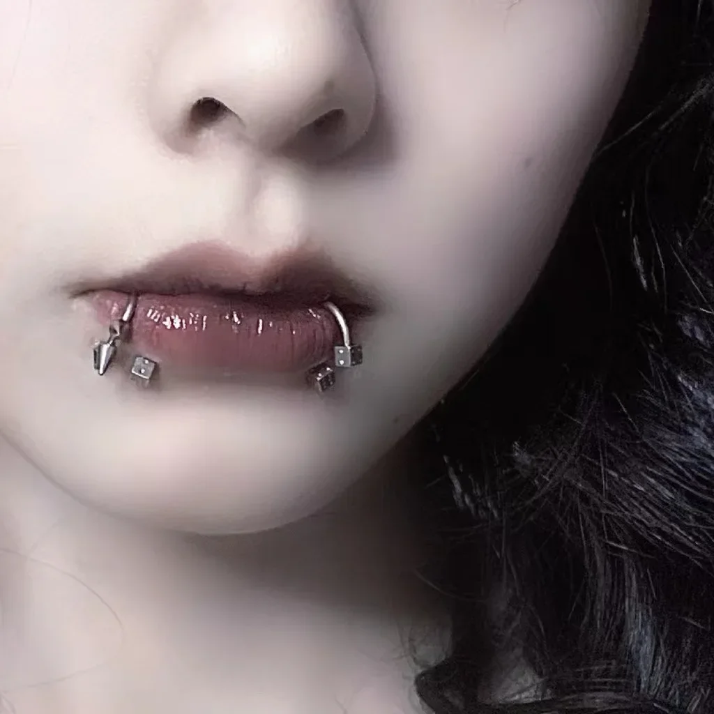 10pcs Punk แหวนจมูกหนึ่งเล็บ D - Body Jewelry Lip Ring บทวิจารณ์และราคา