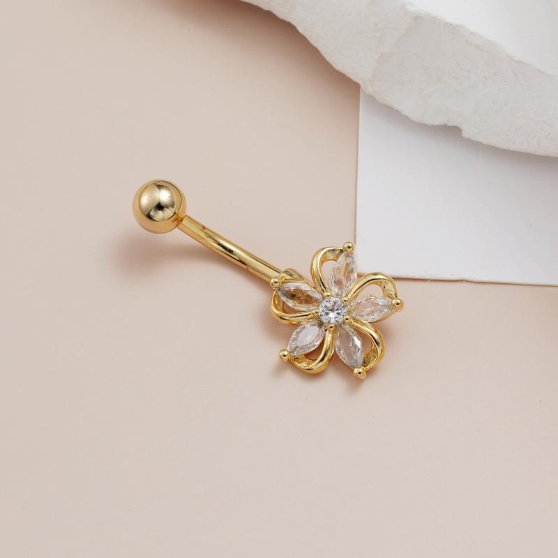 แหวนสะดือสแตนเลสแบบห้อยระย้า ป - Body Jewelry And Piercing บทวิจารณ์และราคา