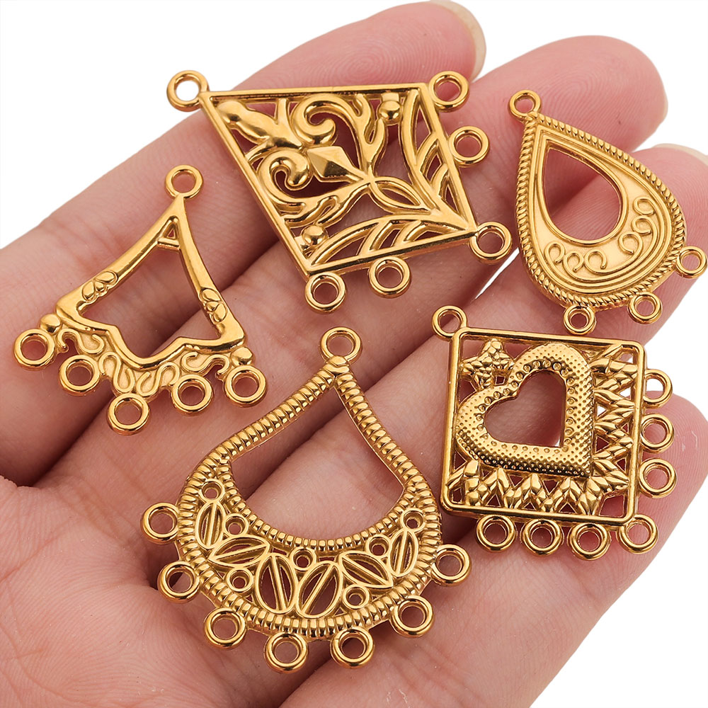 ตัวเชื่อมต่อต่างหูสแตนเลส 5 ชิ - Body Jewelry Wholesale บทวิจารณ์และราคา