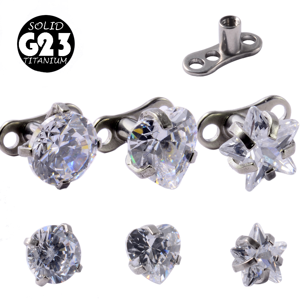1ชิ้น G23 Titanium Dermal Anch - Dermal Anchor Top บทวิจารณ์และราคา
