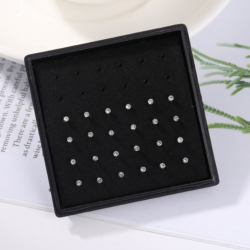 ชุดเครื่องประดับเจาะจมูกสแตนเล - Body Jewelry Jewelry Box บทวิจารณ์และราคา