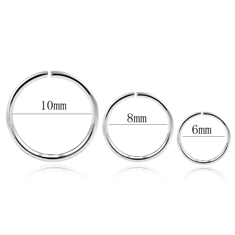 925แหวนเงินแหวนเครื่องประดับเจ - Body Jewelry Lip Ring บทวิจารณ์และราคา
