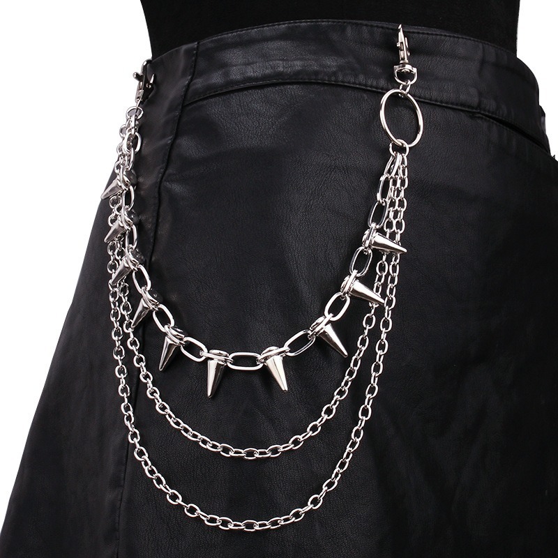 โซ่คาดเอวสไตล์ฮิปฮอป พังก์ร็อก - Body Jewelry Waist บทวิจารณ์และราคา