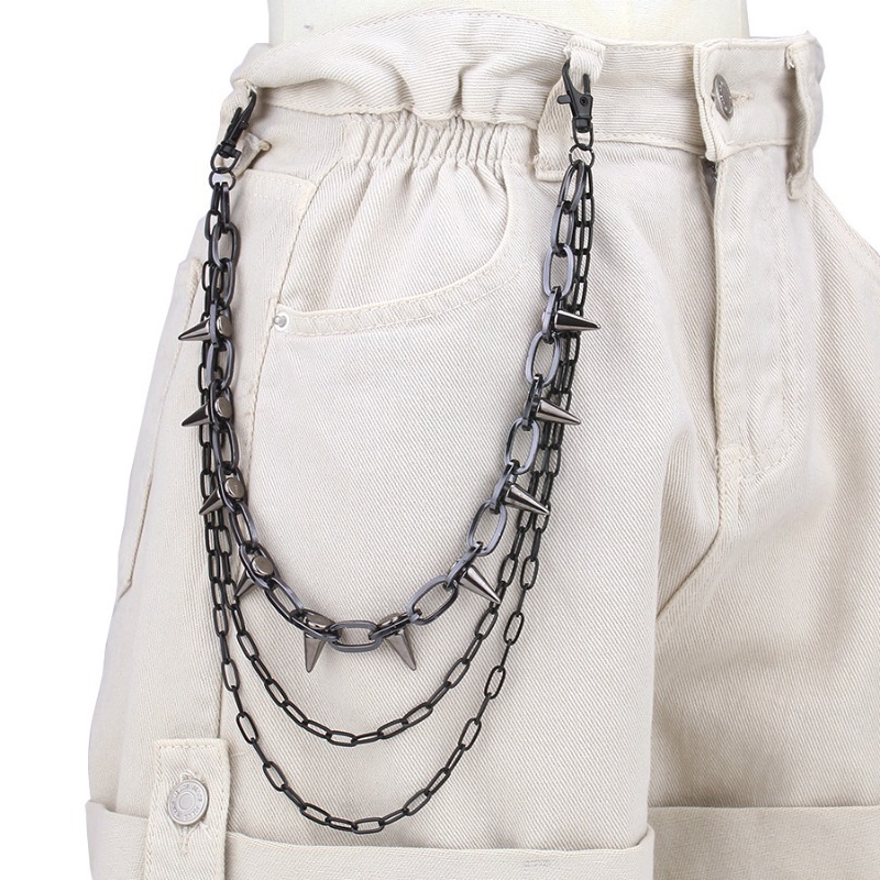 โซ่คาดเอวสไตล์ฮิปฮอป พังก์ร็อก - Body Jewelry Waist บทวิจารณ์และราคา