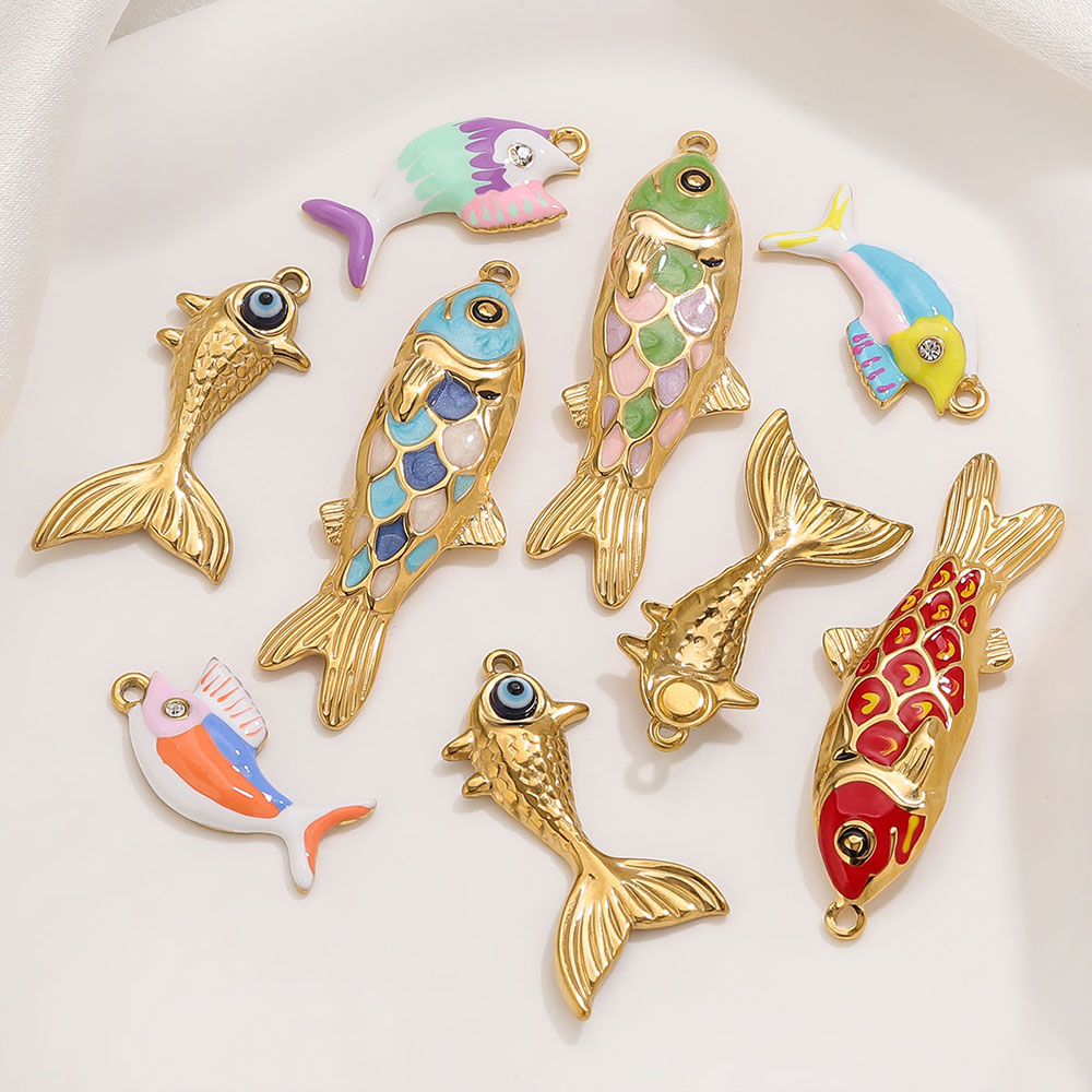 2-3pcs สแตนเลสสตีลน่ารักเคลือบ - Body Jewelry Wholesale บทวิจารณ์และราคา