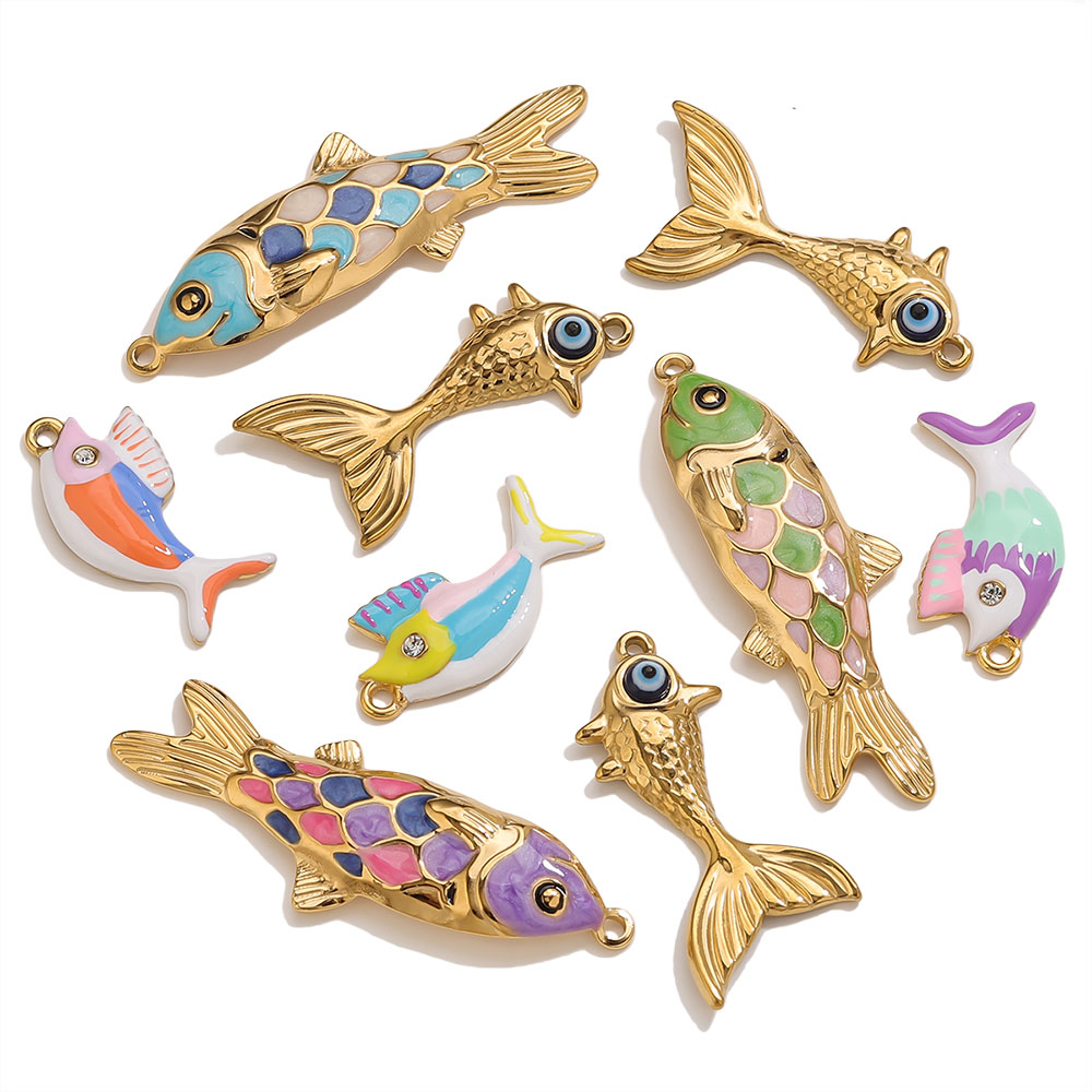 2-3pcs สแตนเลสสตีลน่ารักเคลือบ - Body Jewelry Wholesale บทวิจารณ์และราคา