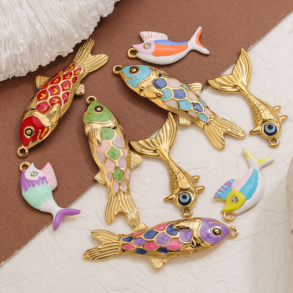2-3pcs สแตนเลสสตีลน่ารักเคลือบ - Body Jewelry Wholesale บทวิจารณ์และราคา
