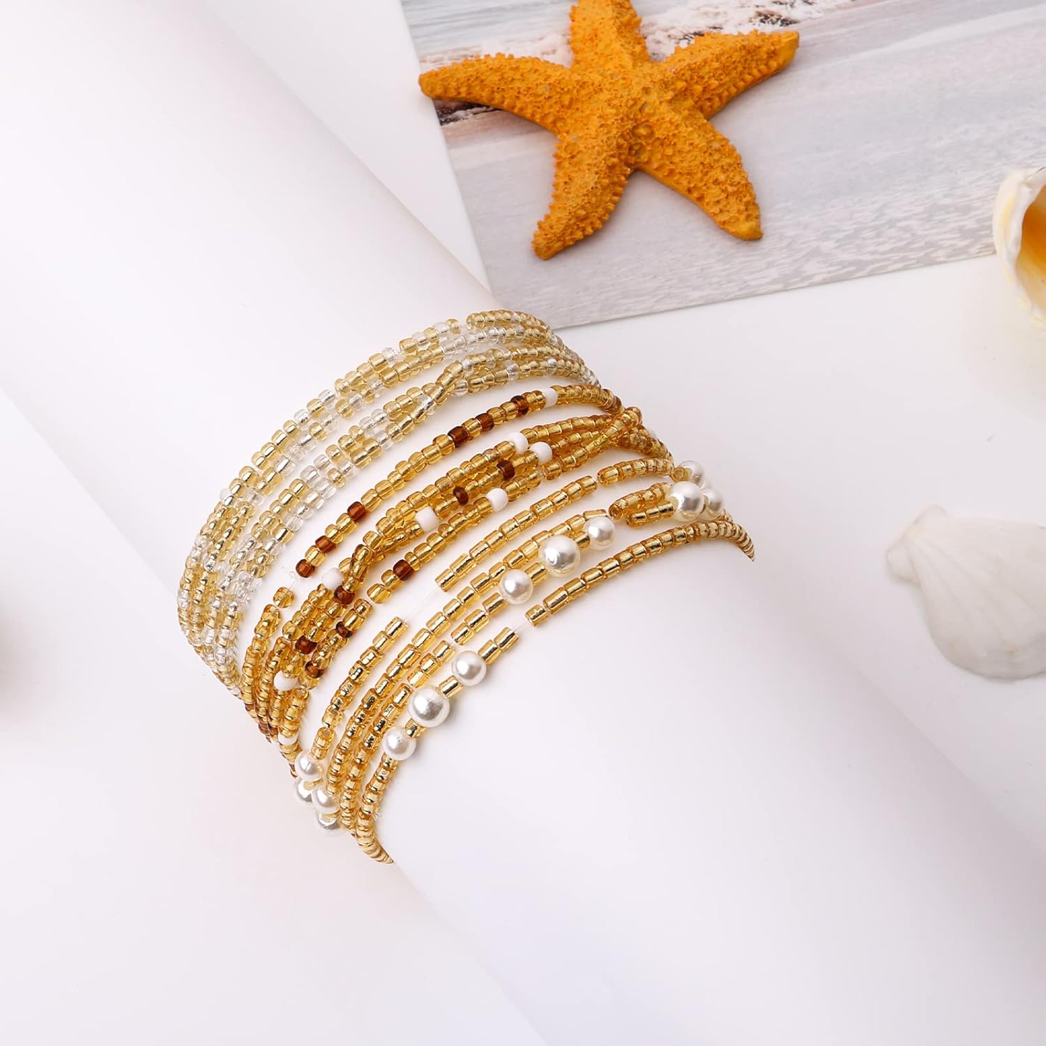 ลูกปัดคาดเอวสำหรับผู้หญิง ลูกป - Body Jewelry Ends บทวิจารณ์และราคา
