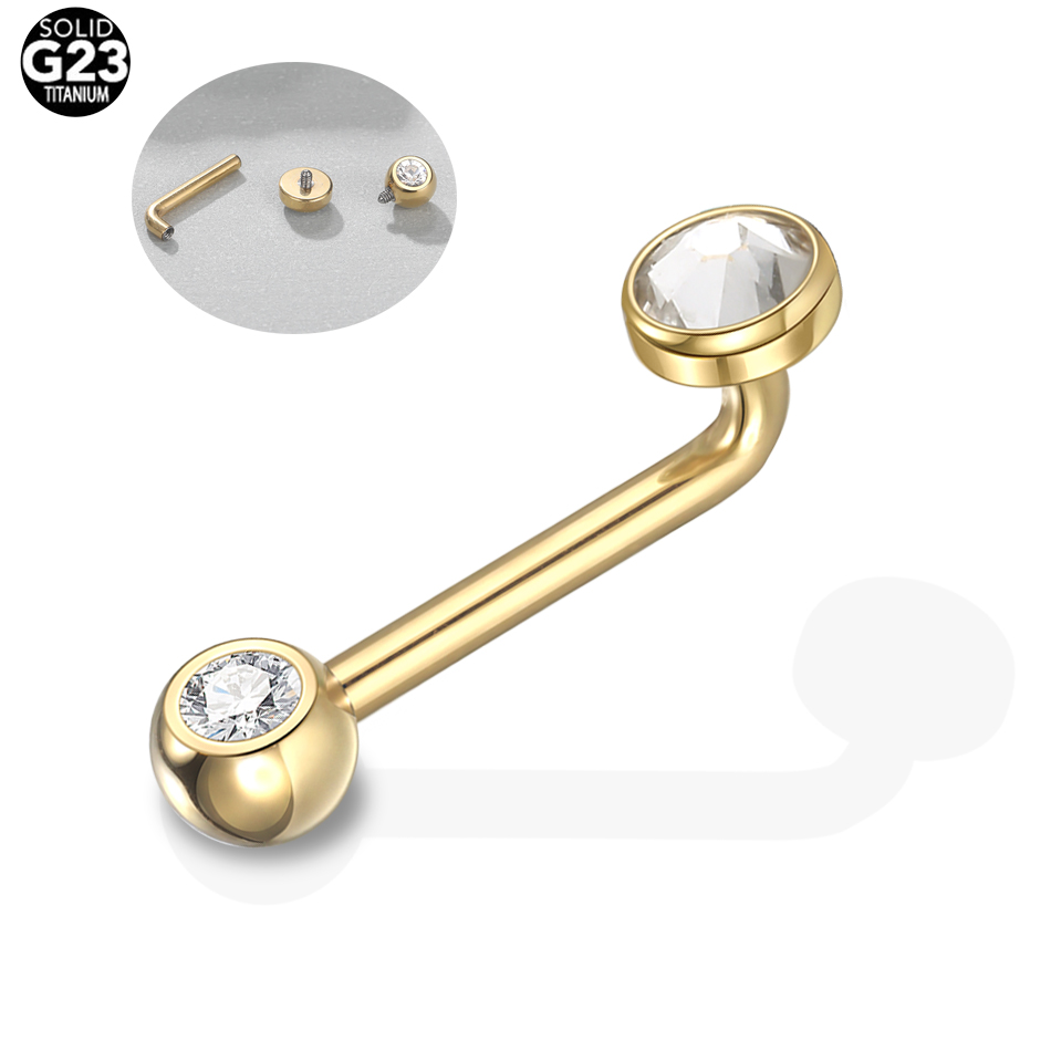 1PC G23 ไทเทเนียม Christina แน - Body Jewelry Vch บทวิจารณ์และราคา