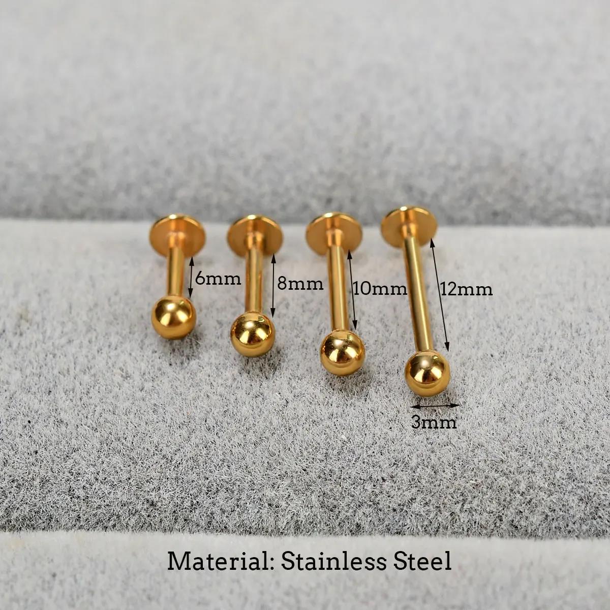 6/8/10/12 มม.สแตนเลสสตีล Ball  - Body Jewelry Trend บทวิจารณ์และราคา