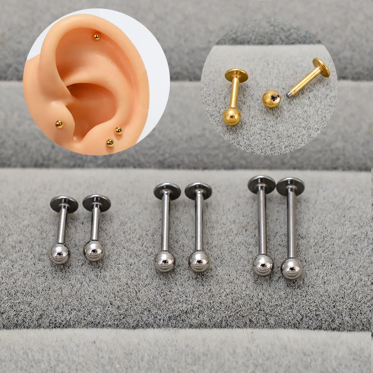6/8/10/12 มม.สแตนเลสสตีล Ball  - Body Jewelry Trend บทวิจารณ์และราคา