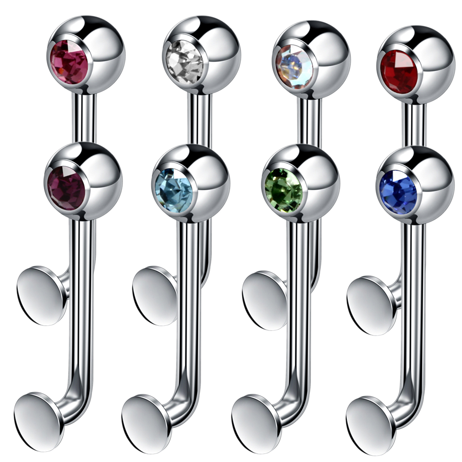 1PC ไทเทเนียม Christina แนวตั้ - Body Jewelry Vch บทวิจารณ์และราคา